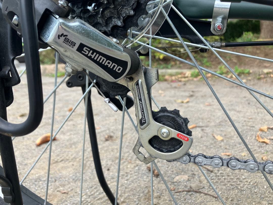 【引き取り限定】あさひ ボールドライン(マットオリーブ)BAA266HD-Ｏ