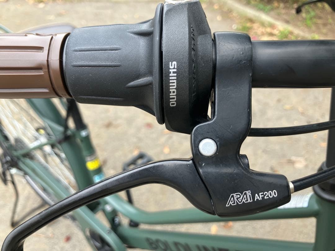 【引き取り限定】あさひ ボールドライン(マットオリーブ)BAA266HD-Ｏ