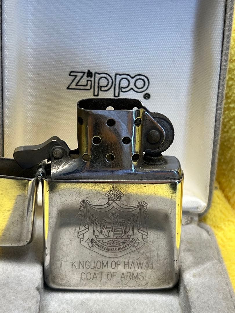 ZIPPO スターリングシルバー ハワイ王国刻印 希少品