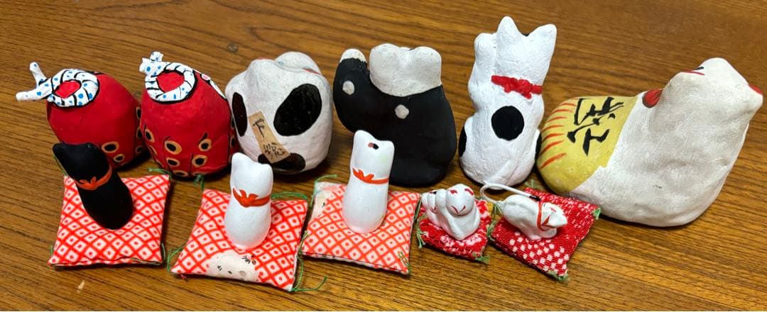 郷土玩具　招き猫　まねきねこ　まとめ売り11点