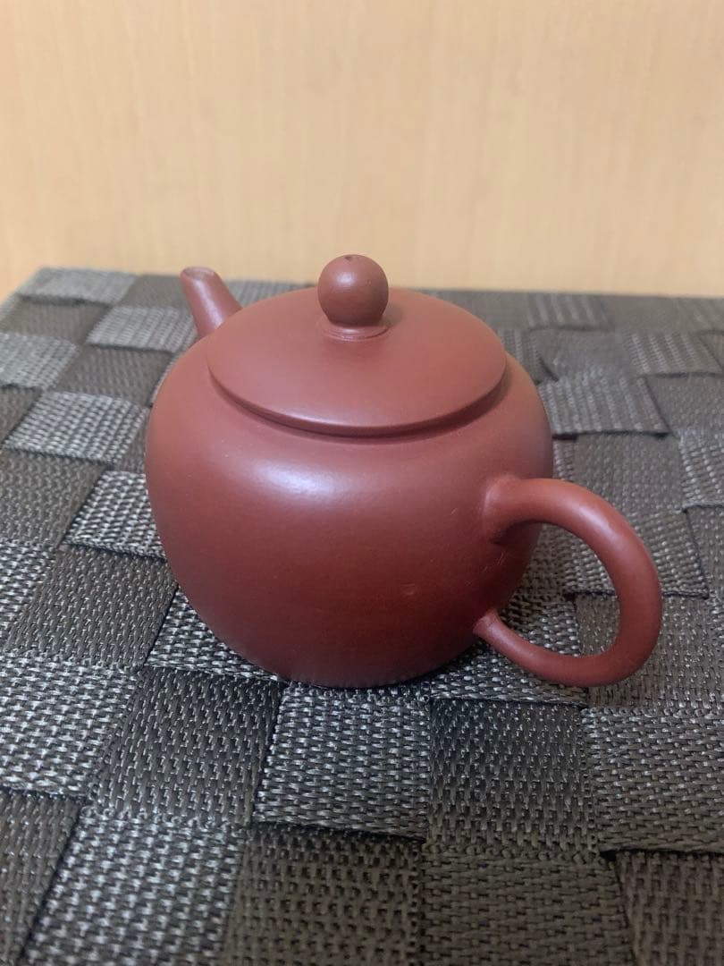 【荊溪惠孟臣製款】唐物 紫砂 朱泥 砲口 孟臣壺