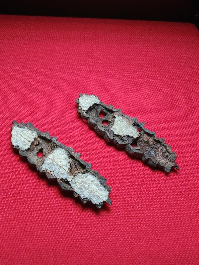 赤銅地 枝梅図 目貫 拵 日本刀 刀装具 骨董 古美術