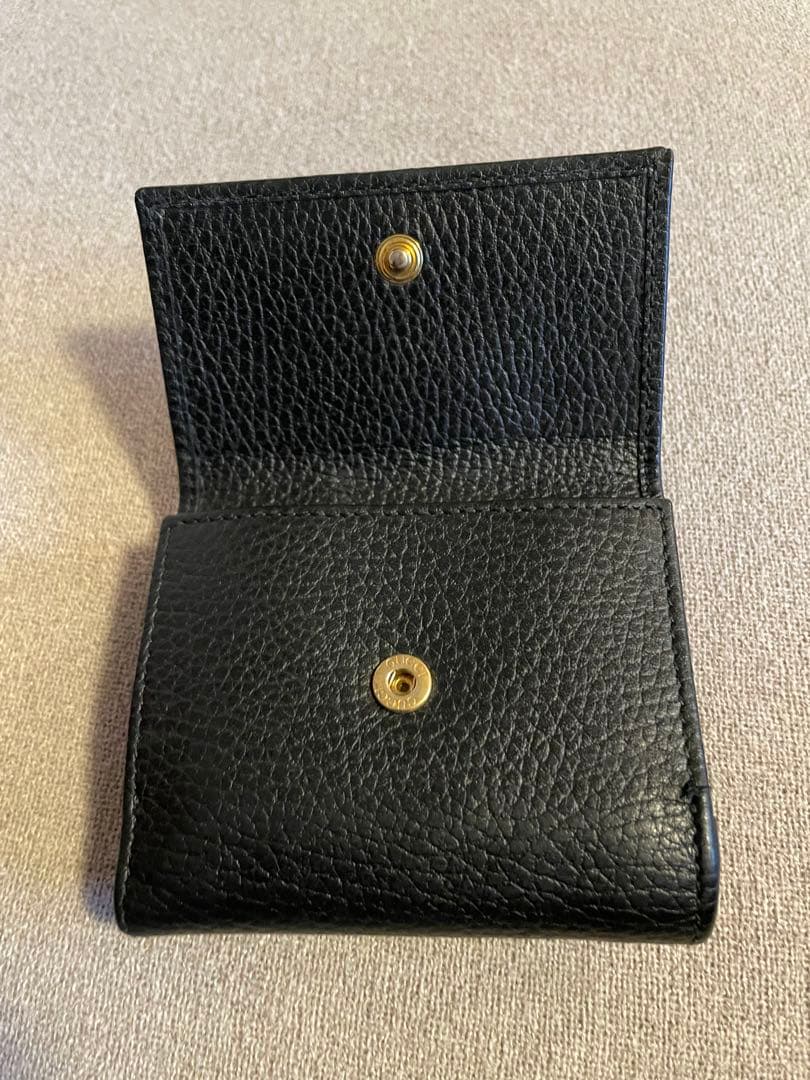 【正規品】GUCCI グッチ 財布 ブラックレザー ユニセックス