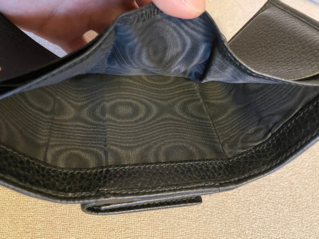 【正規品】GUCCI グッチ 財布 ブラックレザー ユニセックス