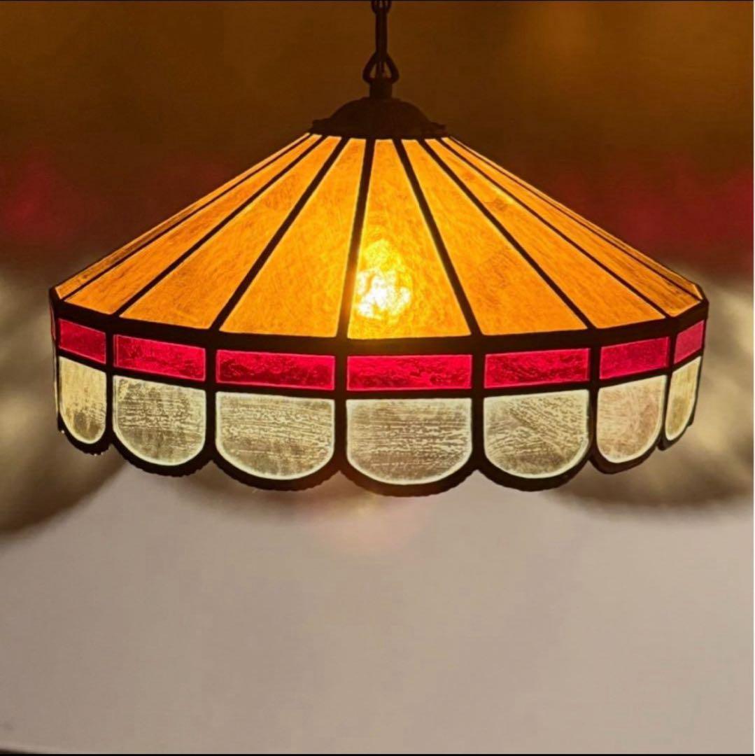 H15K63c ステンドグラス ペンダントライト