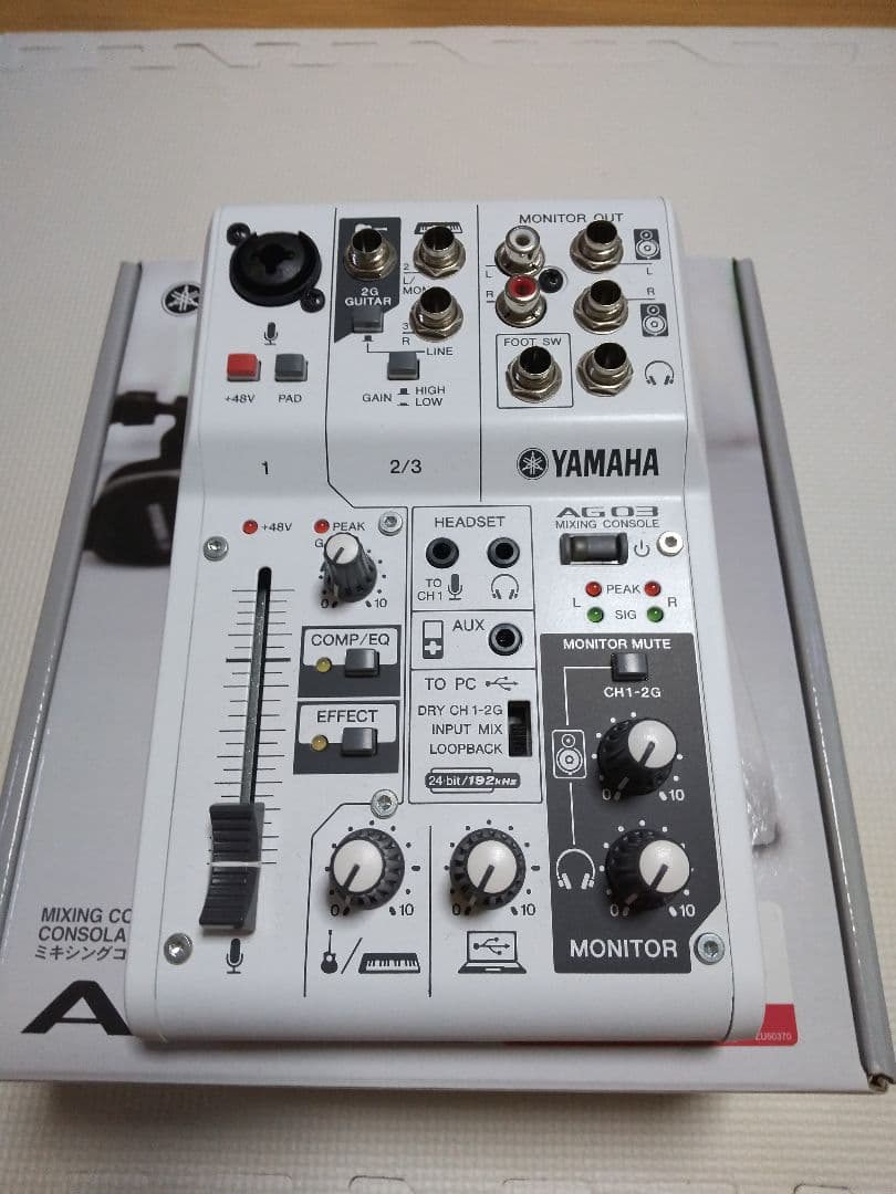 Yamaha AG03 ミキシングコンソール