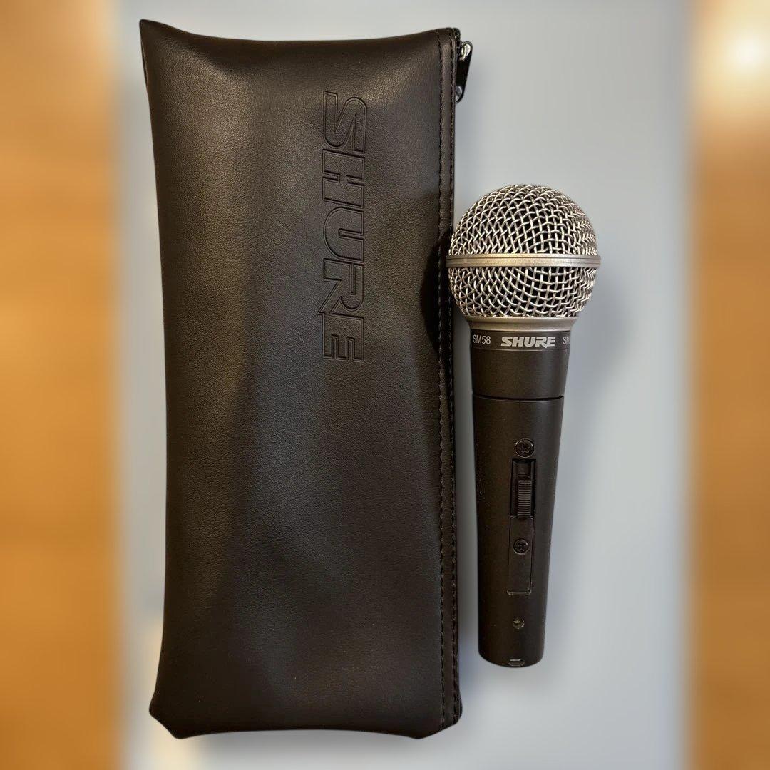 SHURE シュア ダイナミックマイク SM58 ON/OFFスイッチ付き