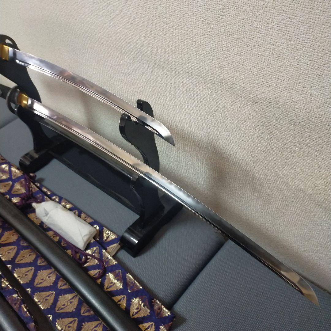 居合刀　模造刀　武蔵拵 藤原兼房 宮本武蔵　日本刀　刀剣　鉄鍔　刀袋　美品