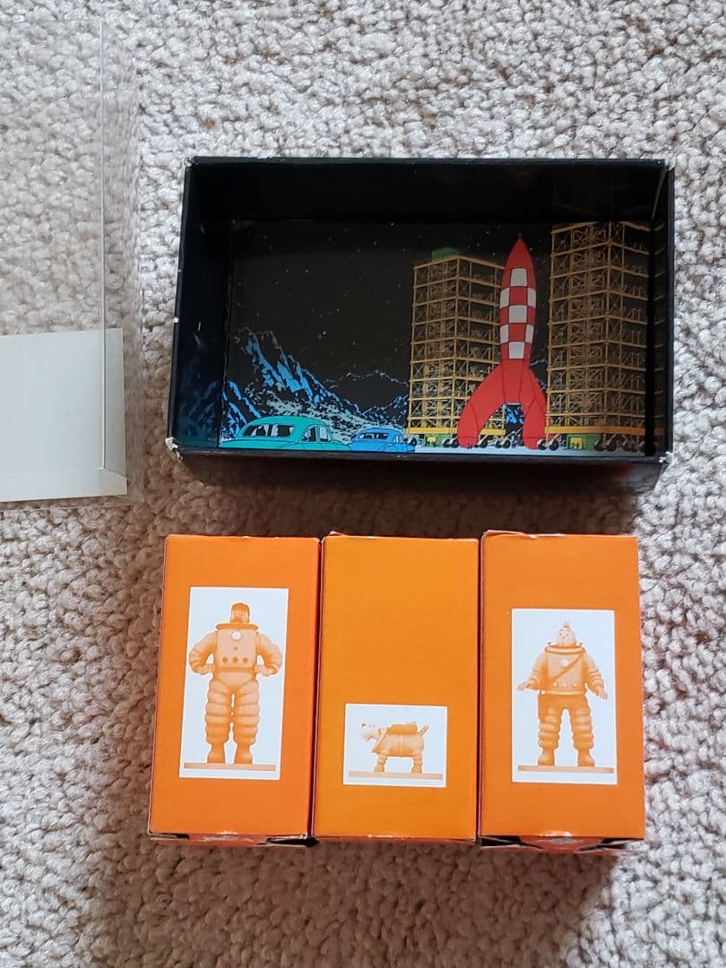 「タンタンの冒険旅行」月旅行3体セット