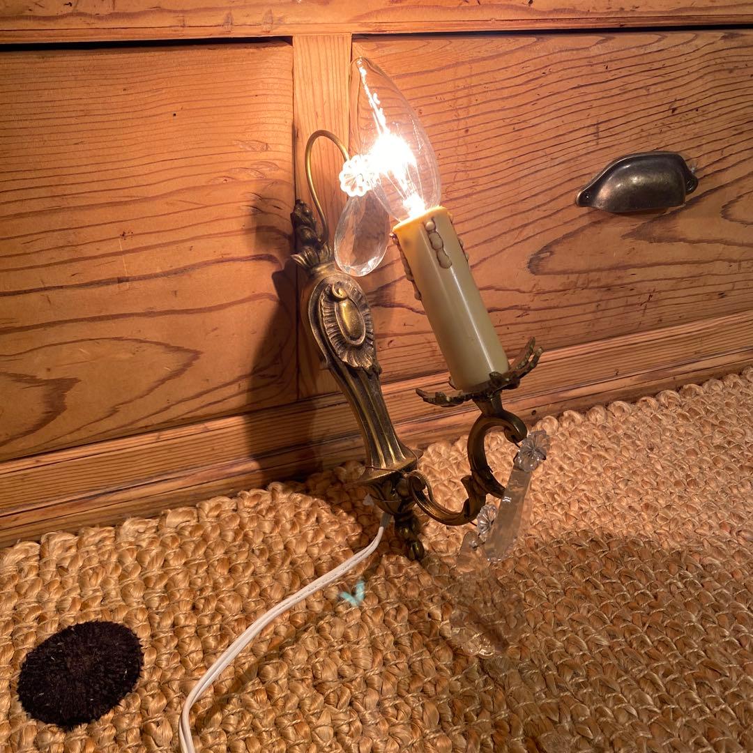 フランスアンティーク　ウォールランプ　1灯照明　A