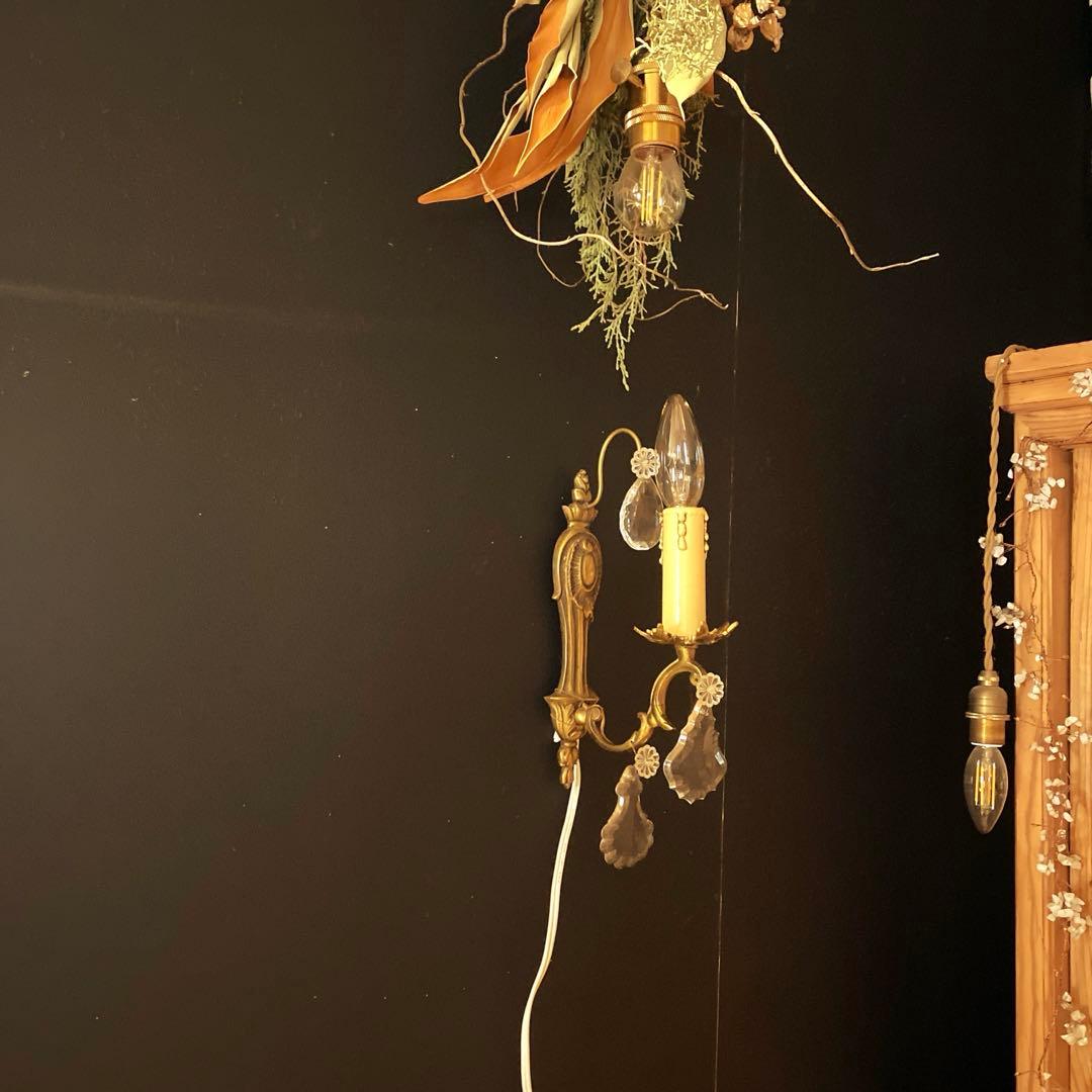 フランスアンティーク　ウォールランプ　1灯照明　A