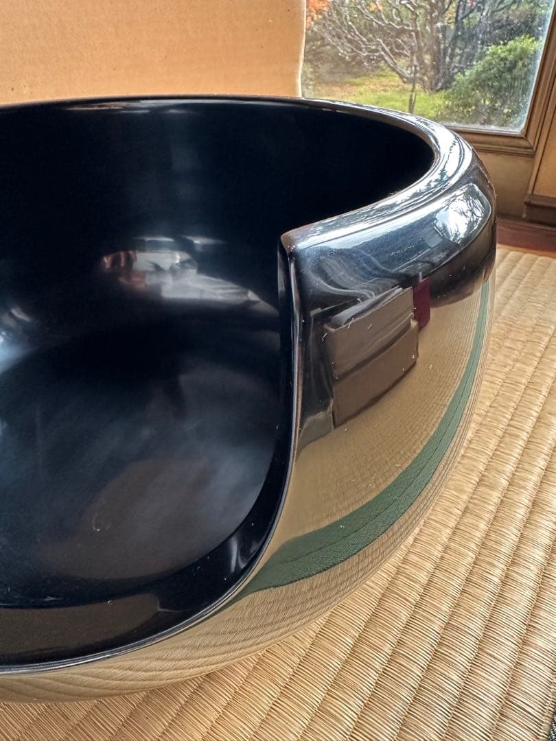 黒色 漆器 風炉