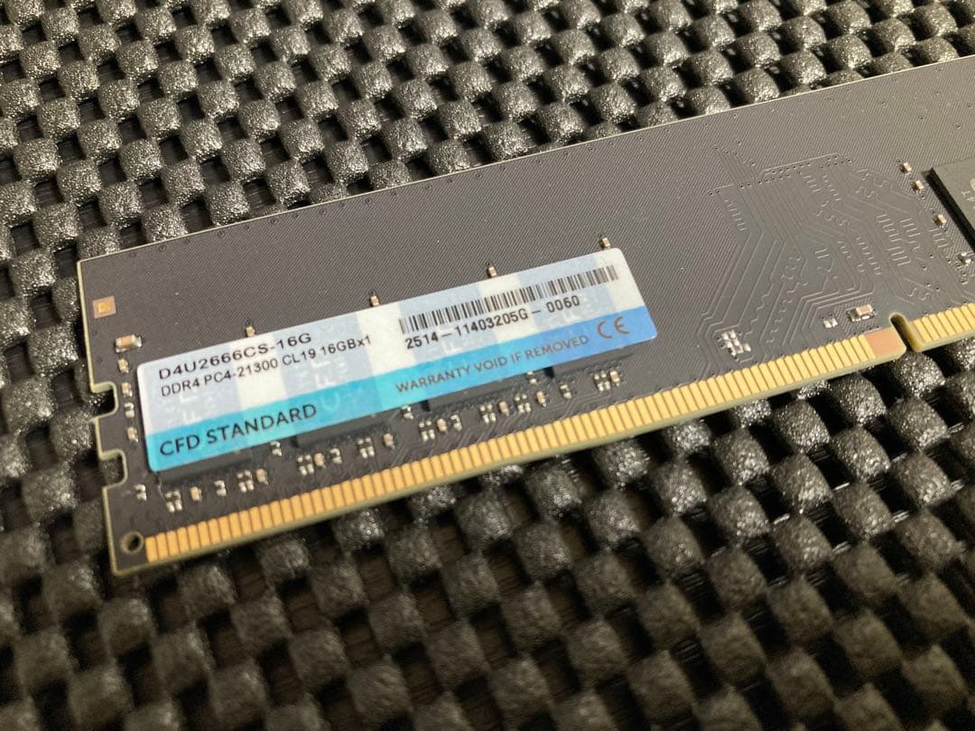 【未使用】CFD Standard DDR4 2666 16GB 1枚