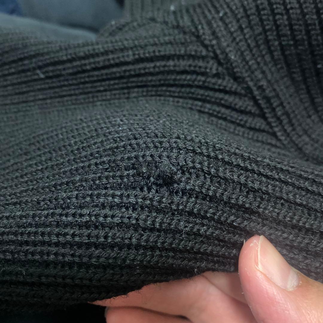 VERSACE COLLECTION ニットレザージップジャケット　ヴェルサーチ