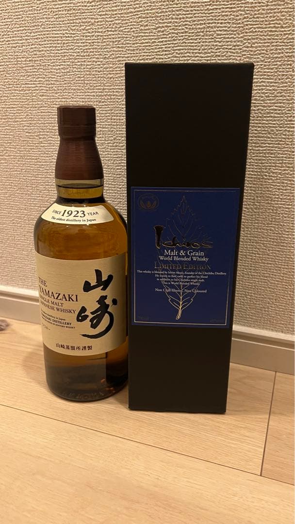 山崎 ウイスキー 700ml イチローズモルト モルト&グレーン 700ml