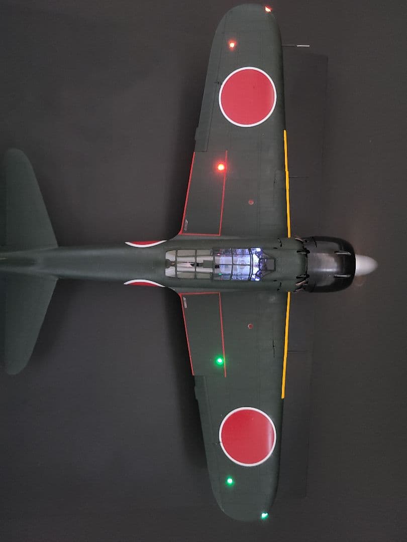 武蔵 タミヤ1/32 零式艦上戦闘機52型 リアルモーターライズ完成品