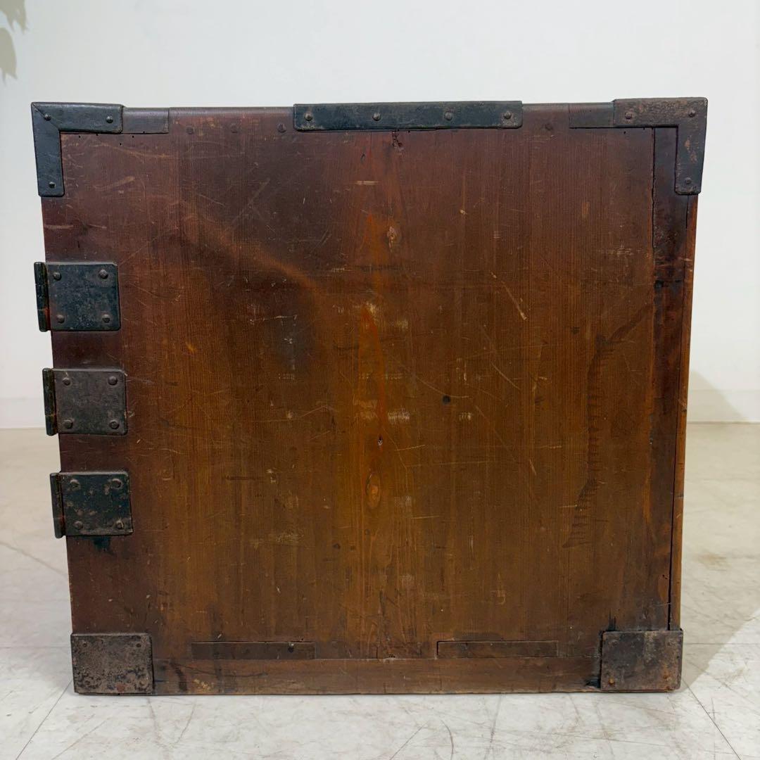 時代もの 船箪笥 船金庫 古民具 箪笥 銭箱 銭函 時代箪笥 小箪笥 時代箱
