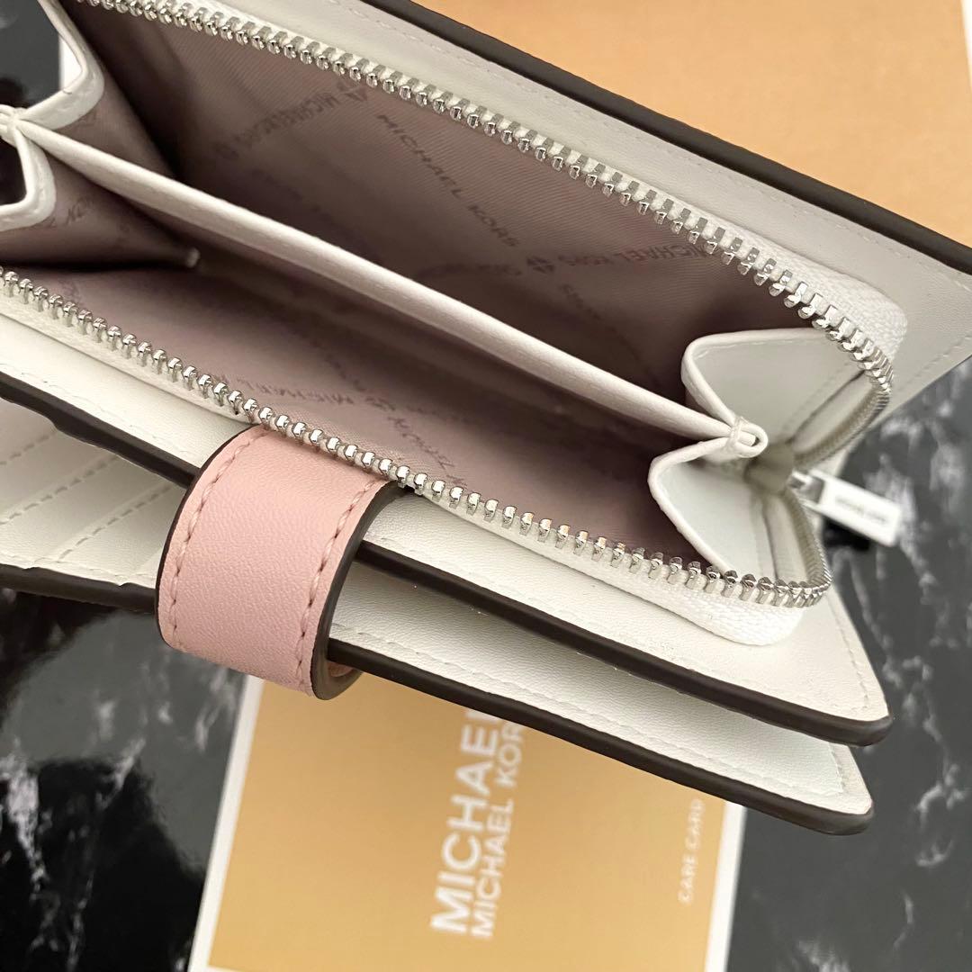 ❤︎ 新品 MICHAEL KORS マイケルコース 財布 折り財布 ライトピンク