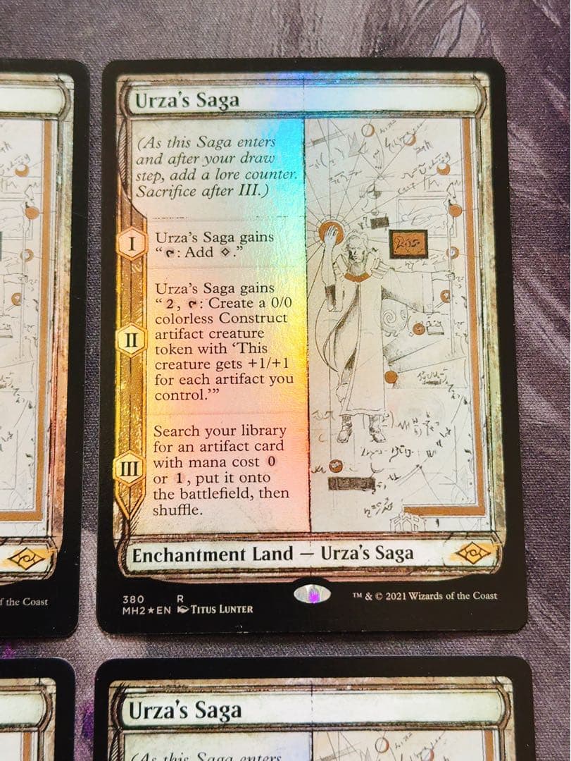 【スケッチfoil】ウルザの物語　英語　4枚セット