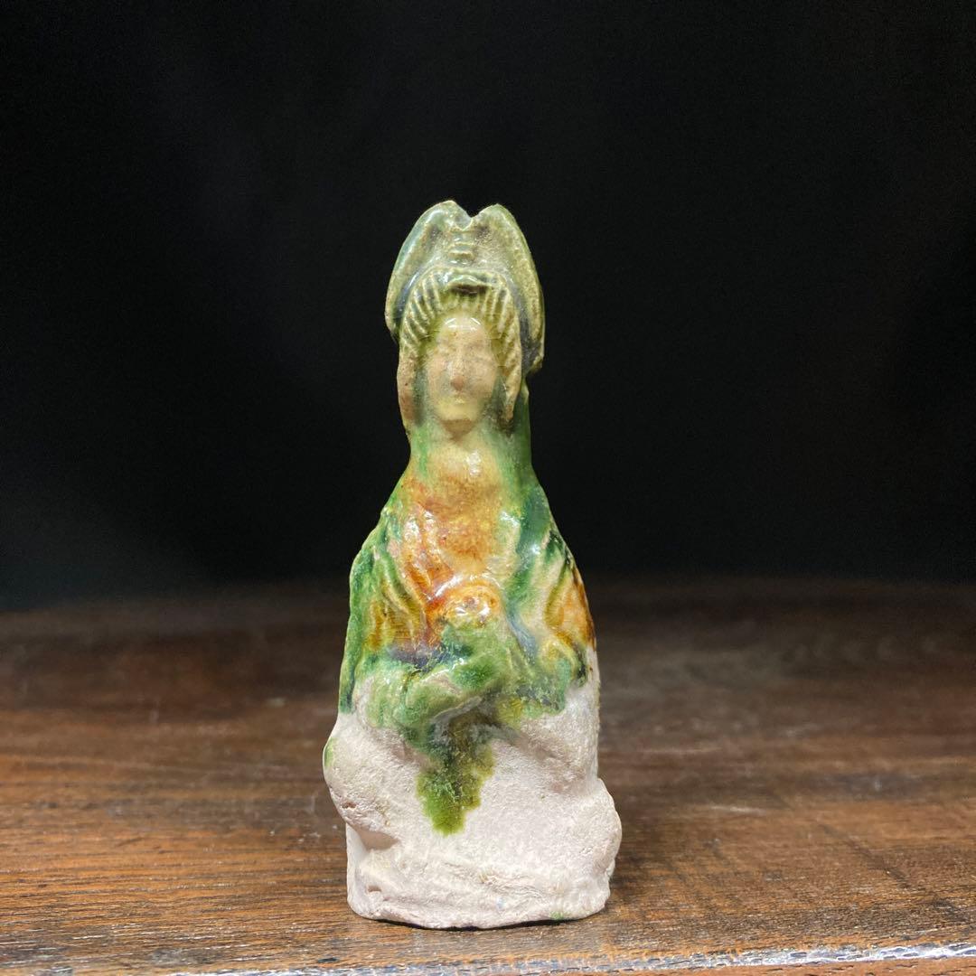 新年赤札セール❗️【ギャラリー三益】古美術　唐三菜女官座像