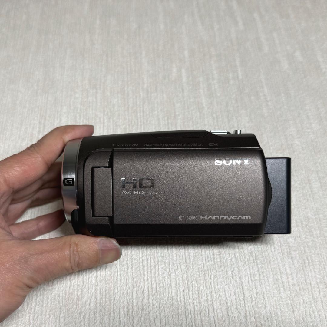 SONY HDR-CX680 ビデオカメラ 本体 + 高容量バッテリーパック