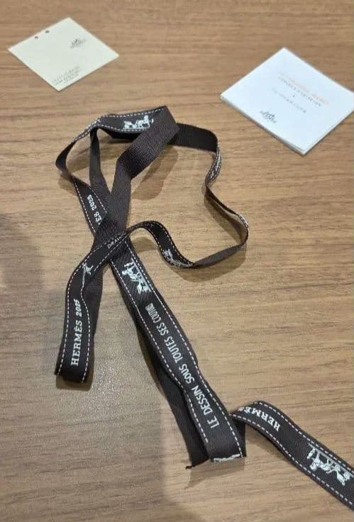 HERMES エルメス シューズブラシ 新品未使用、ショッパー、リボン付き
