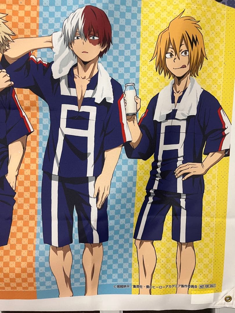 【当選品】ヒロアカ　極楽湯　タペストリー　のぼり　爆豪勝己　緑谷出久　轟焦凍　他