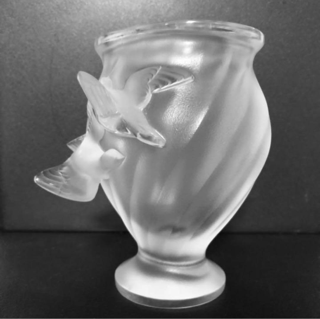 ⭐︎ご成約済み　希少【ロジーヌ】　ルネ・ラリック Lalique 花瓶　レア　美品