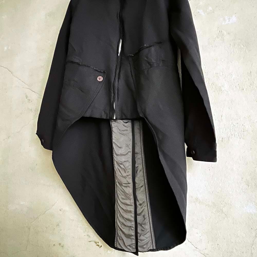 13aw コムデギャルソンオムプリュス ポリ縮絨 ドッキングコート S/plus