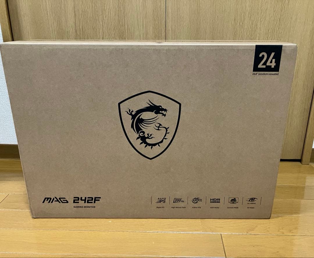 【新品/即日発送】MSI MAG 242F フルHD/200Hz/24インチ