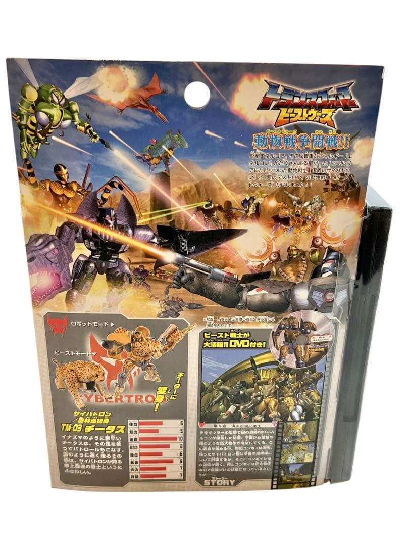 ほぼ未使用　トランスフォーマー　ビーストウォーズ　テレもちゃ　チータス