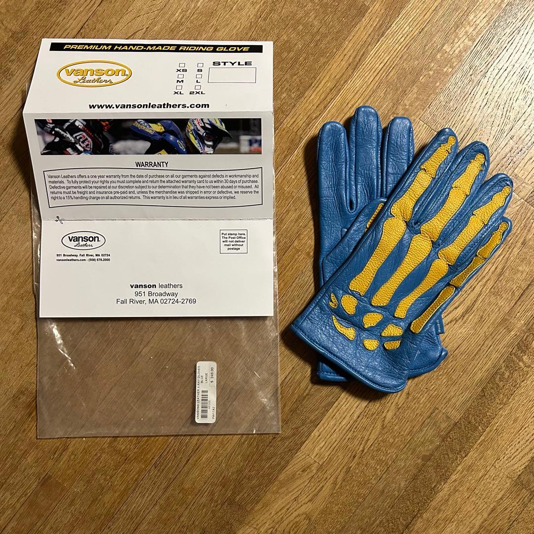 小物 Supreme / Vanson Leather X-Ray Gloves