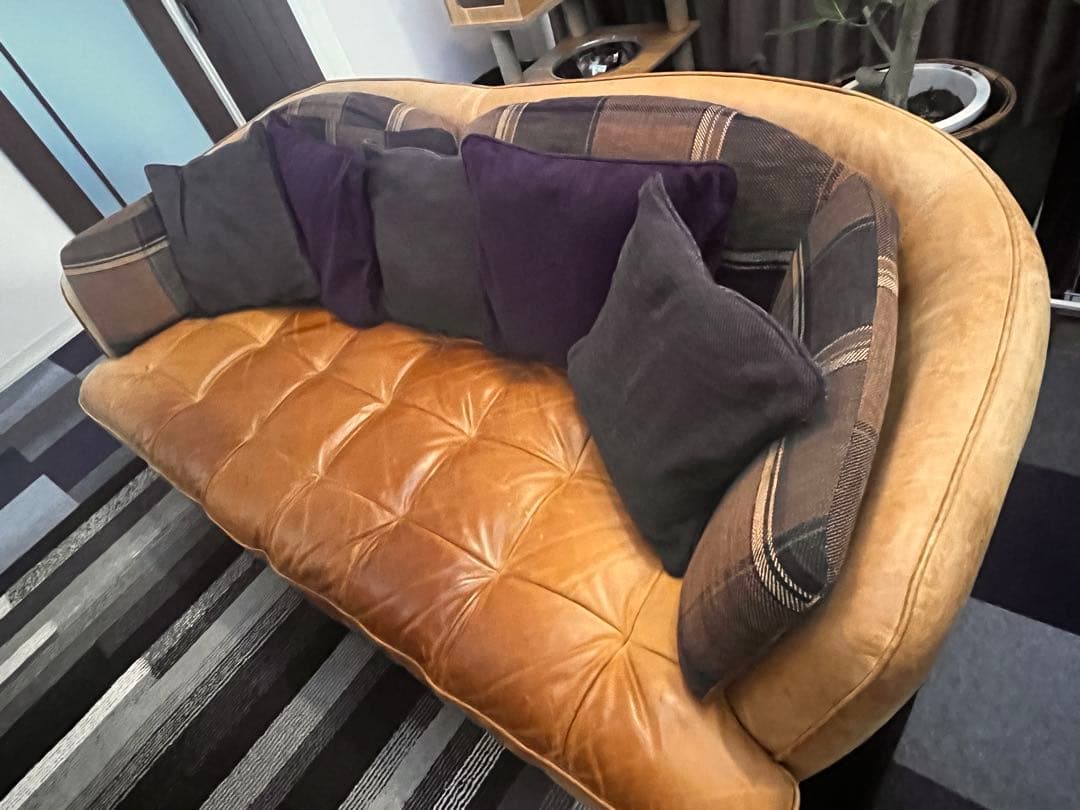 CRASH GATE オピアム 3人掛け ソファ 本革 レザー 関家具