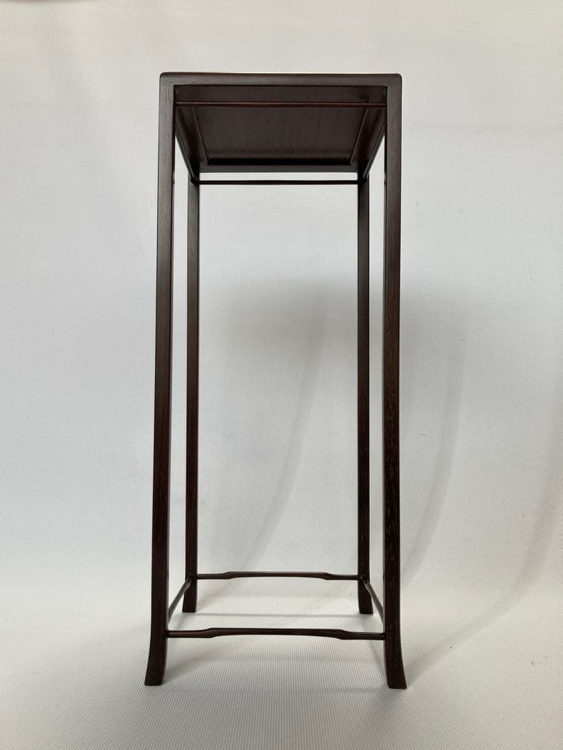 飾り台　小品盆栽台　花台　紫檀　茶華道具　中国美術　レトロ　ミニ　GA2