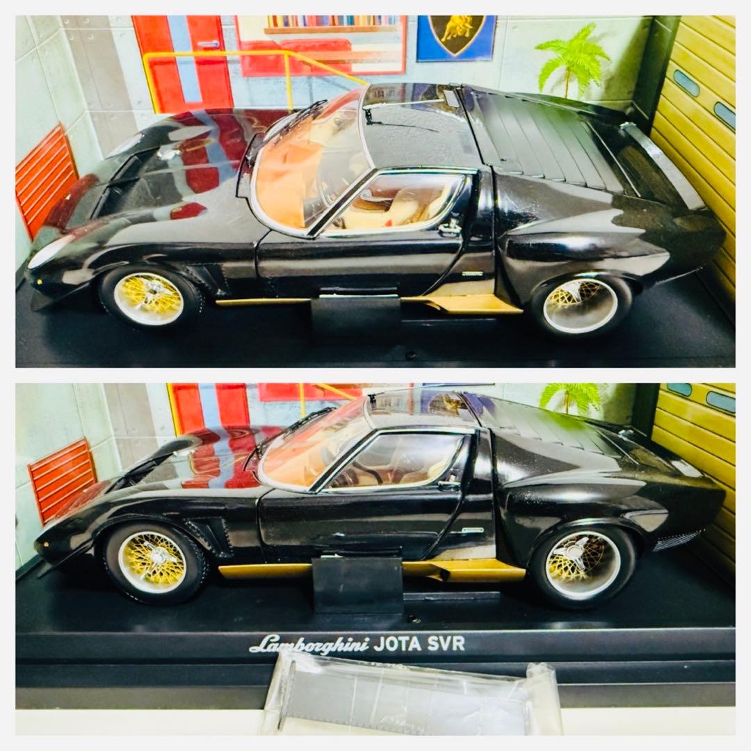 京商/Lamborghiniランボルギーニ Jotaイオタ SVR 黒 1/18