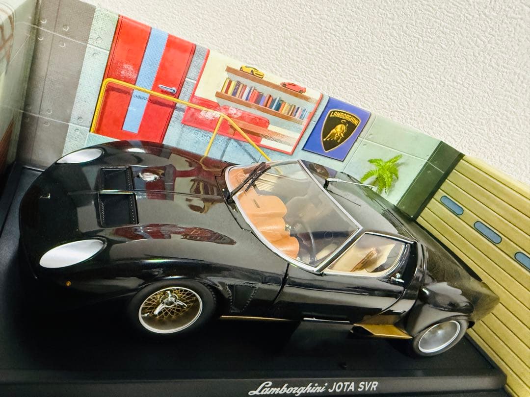 京商/Lamborghiniランボルギーニ Jotaイオタ SVR 黒 1/18
