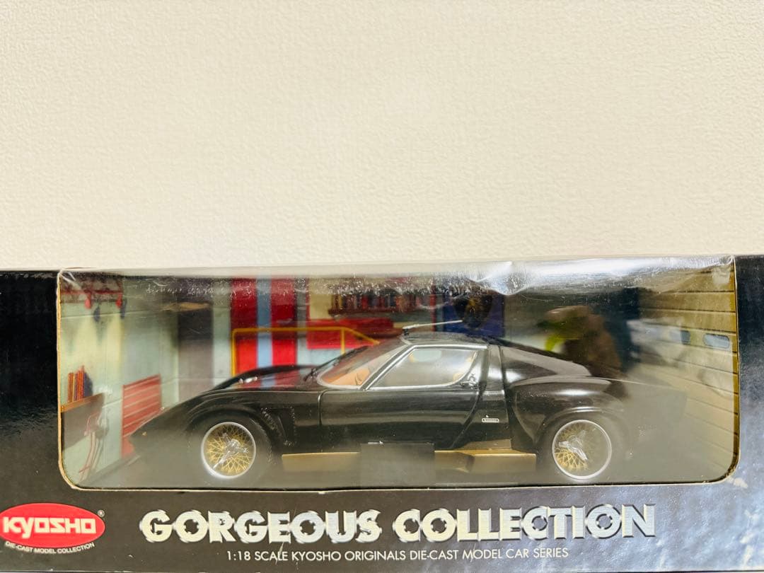 京商/Lamborghiniランボルギーニ Jotaイオタ SVR 黒 1/18