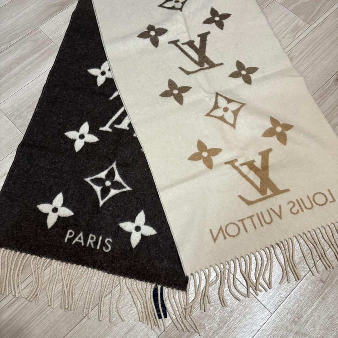 LOUIS VUITTONマフラーグラデーション