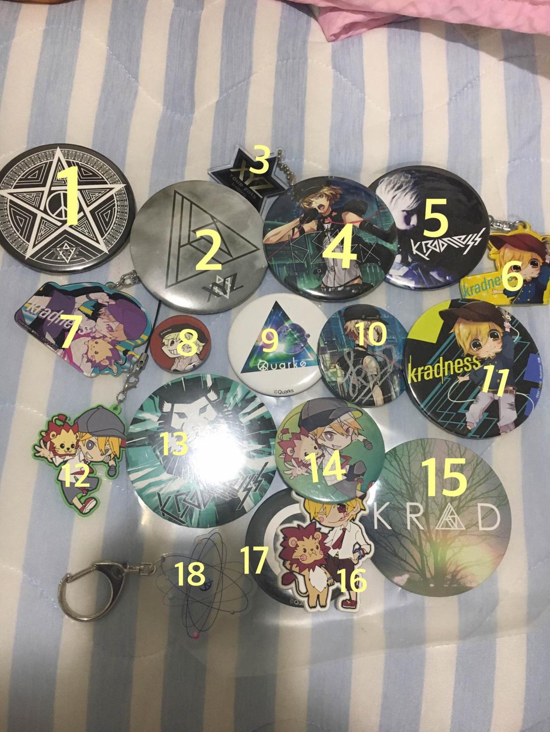 歌い手　缶バッチなど　画像2枚　お値下げ検討