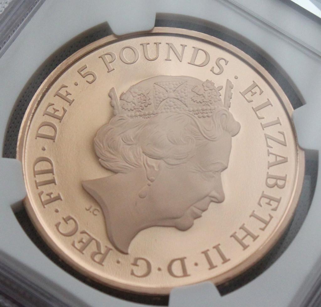 2021年イギリス アルフレッド ザ グレート ￡5 金貨 NGC PF70UC