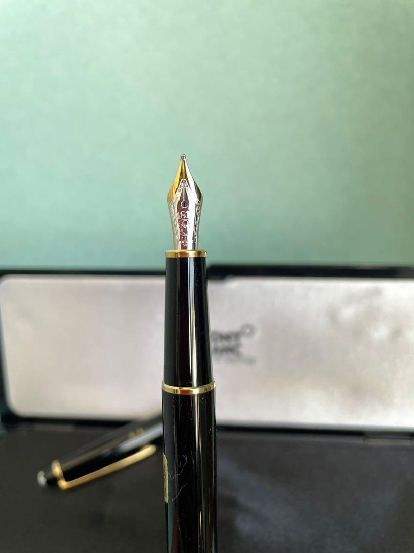 モンブラン　14Kマイスターシュテュック プラチナ クラシック 万年筆