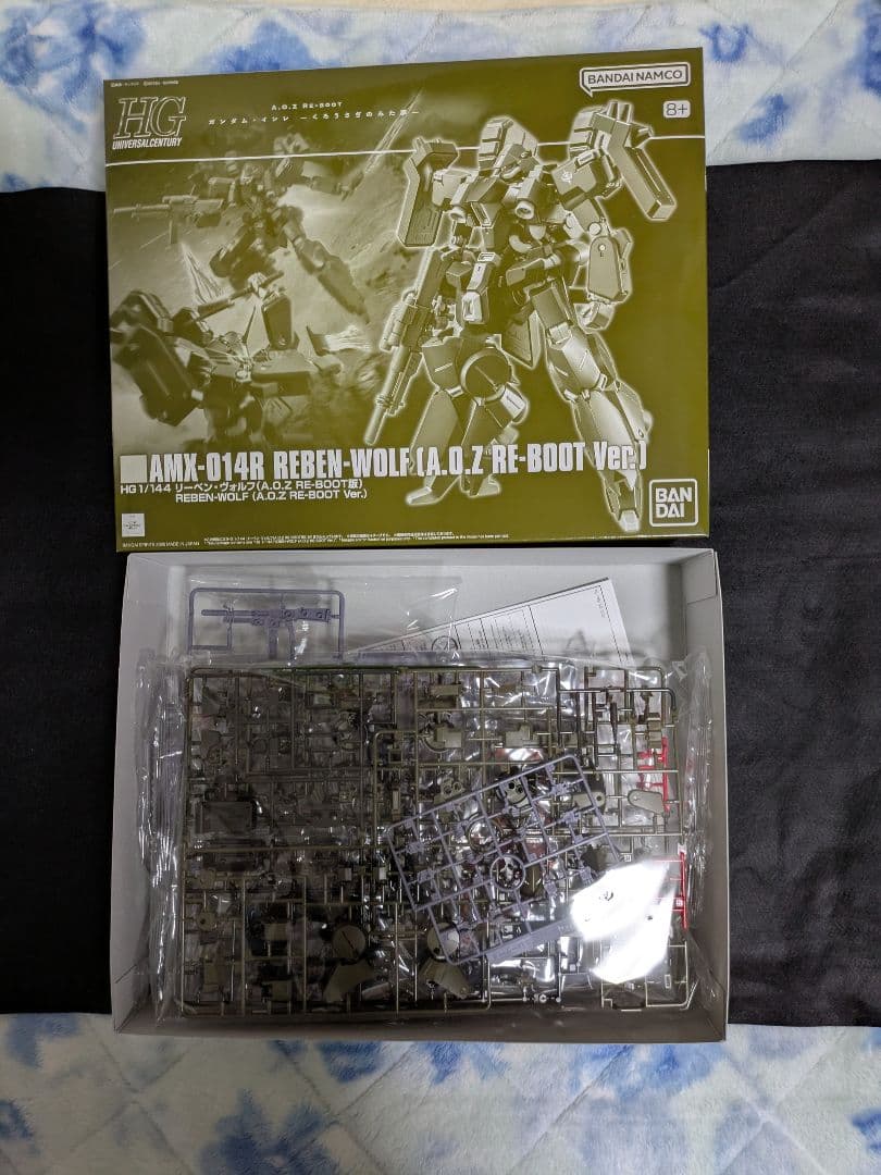 MGガンダムマークⅤ＆HGリーベン・ヴォルフ未組立品セット