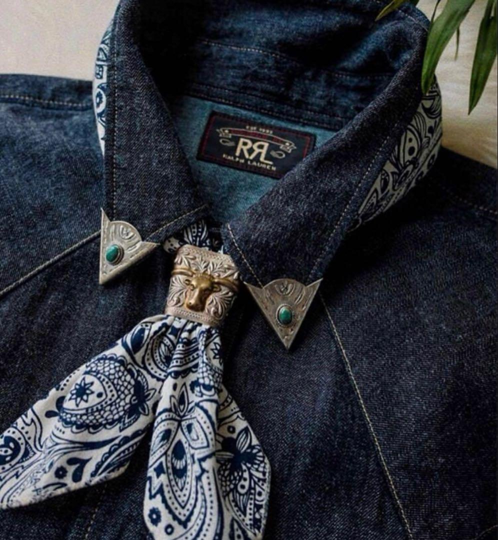 RRL ダブルアールエル　バンダナスライダー スカーフリング