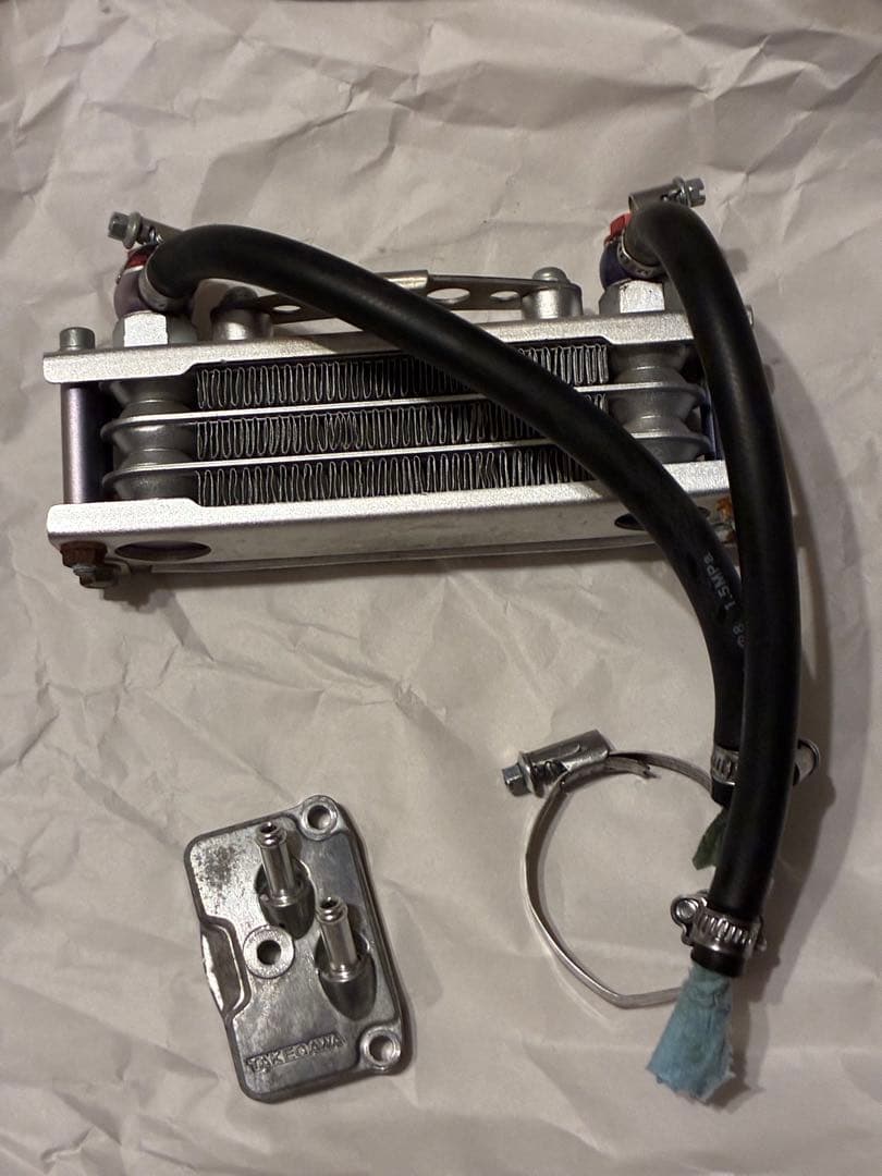 オイルクーラー タケガワ製オイルクーラー　モンキー　モンキー50 ゴリラ50