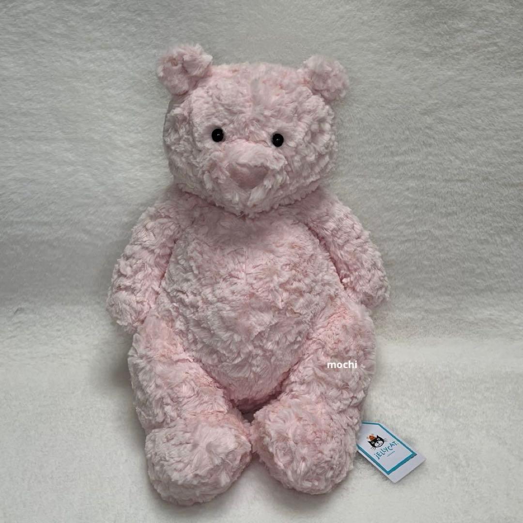  Leola bear large pink くまぬいぐるみ新品