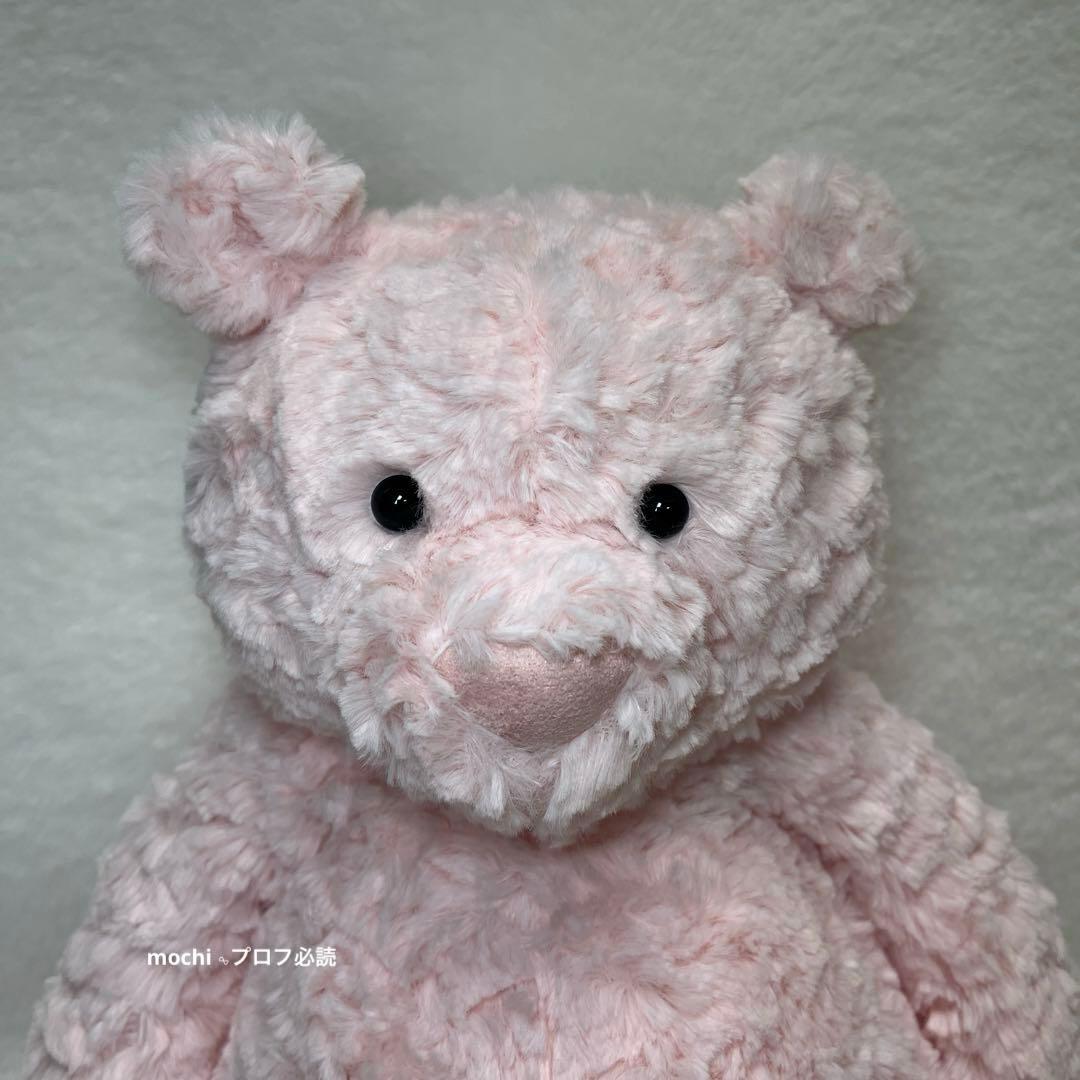  Leola bear large pink くまぬいぐるみ新品