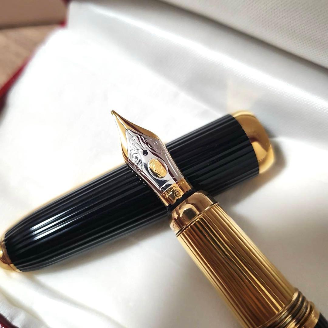 数回使用　カルティエ 万年筆 パシャ ドゥ カルティエ ディアボロ K18