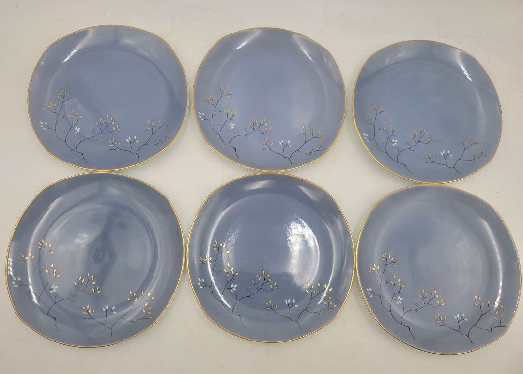 オールドノリタケ　カップ&ソーサー6客　金彩　1954～1966年製