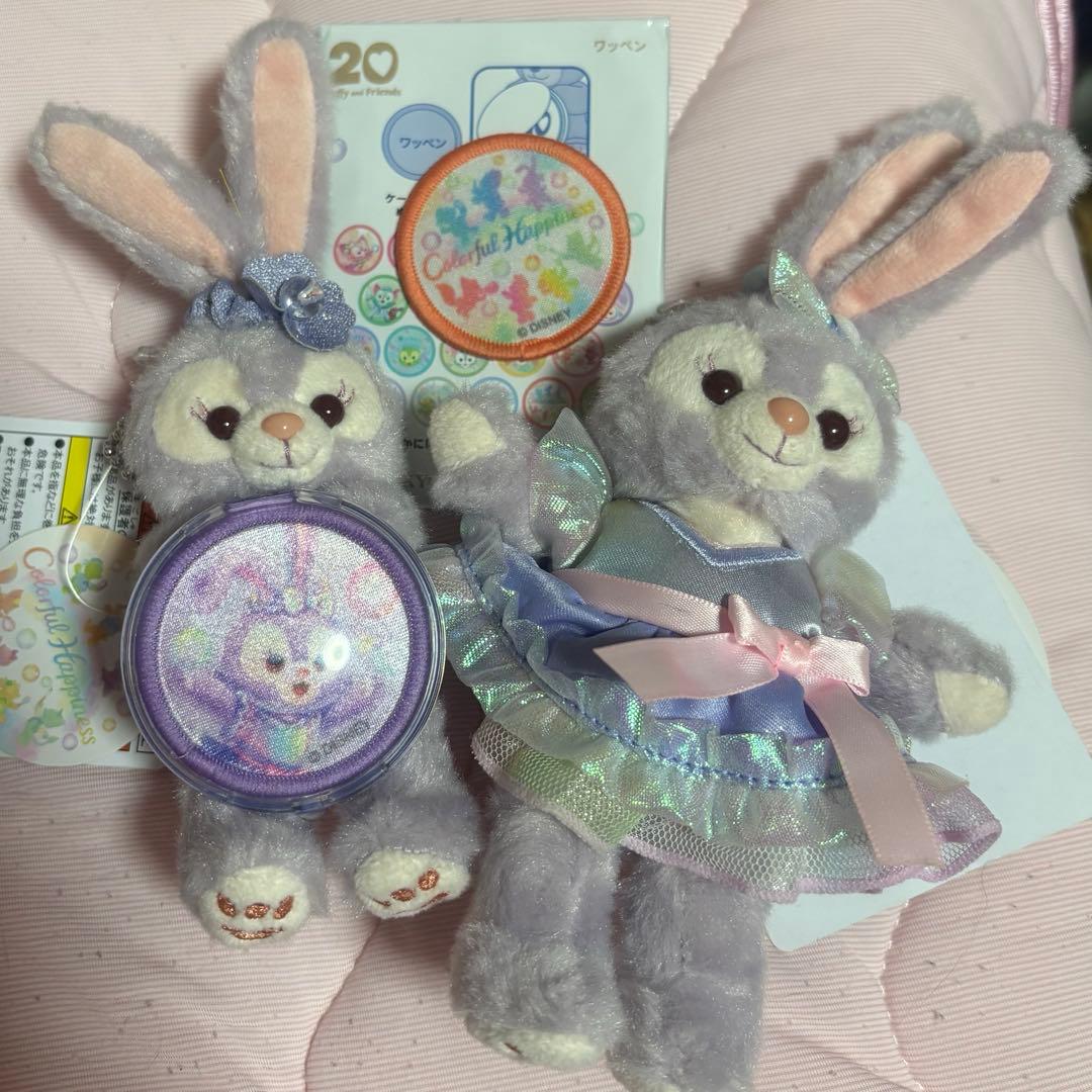 ステラルー リーナベル 20周年 ぬいぐるみバッジ ぬいぐるみチャーム カラハピ
