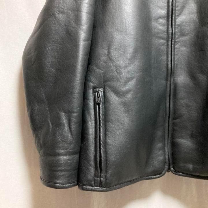 XLサイズ！Needles フェイクレザースタンドボアジャケット